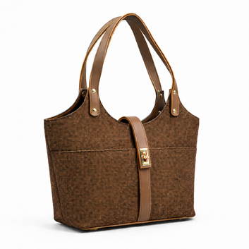 Mira Canvas Bag Brown