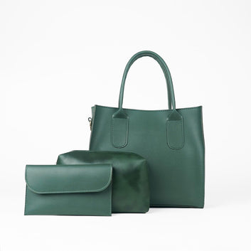 catchy set of 3 bag green
